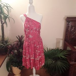 Free People Cherry Red All Mine Mini Dress